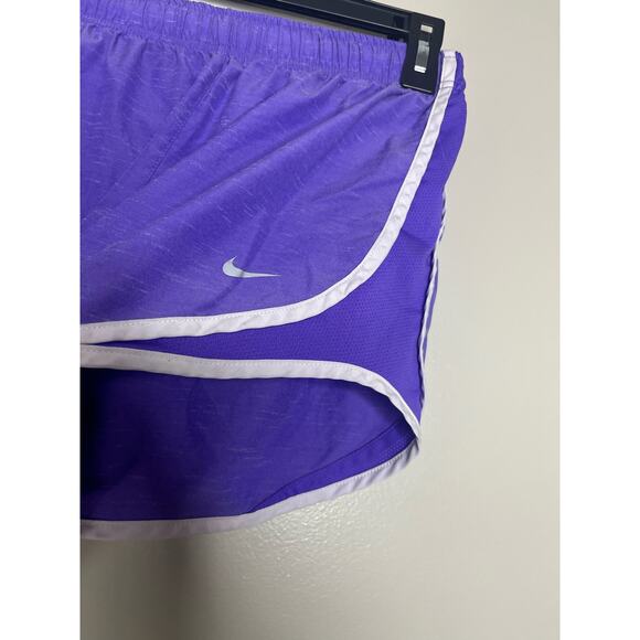 Nike Dri Fit Purple and White Womens Athletic Running Shorts Small - Picture 3 of 5